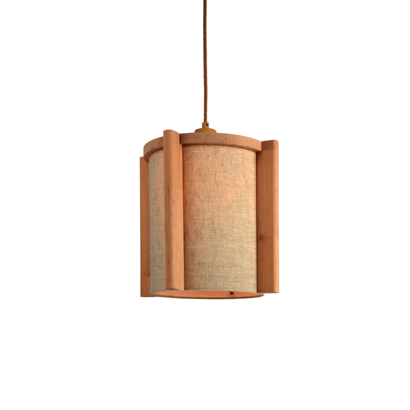Good&Mojo-collectie Hanging lamp alderwood CORSICA, natural