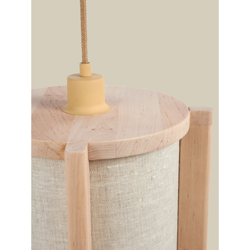Good&Mojo-collectie Hanging lamp alderwood CORSICA, natural