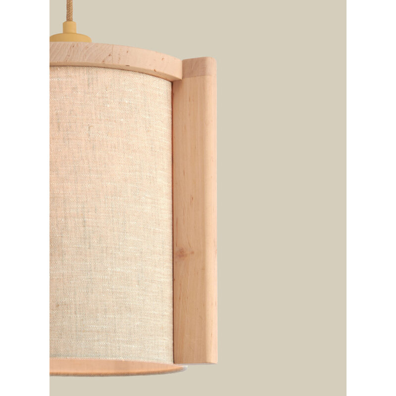 Good&Mojo-collectie Hanging lamp alderwood CORSICA, natural