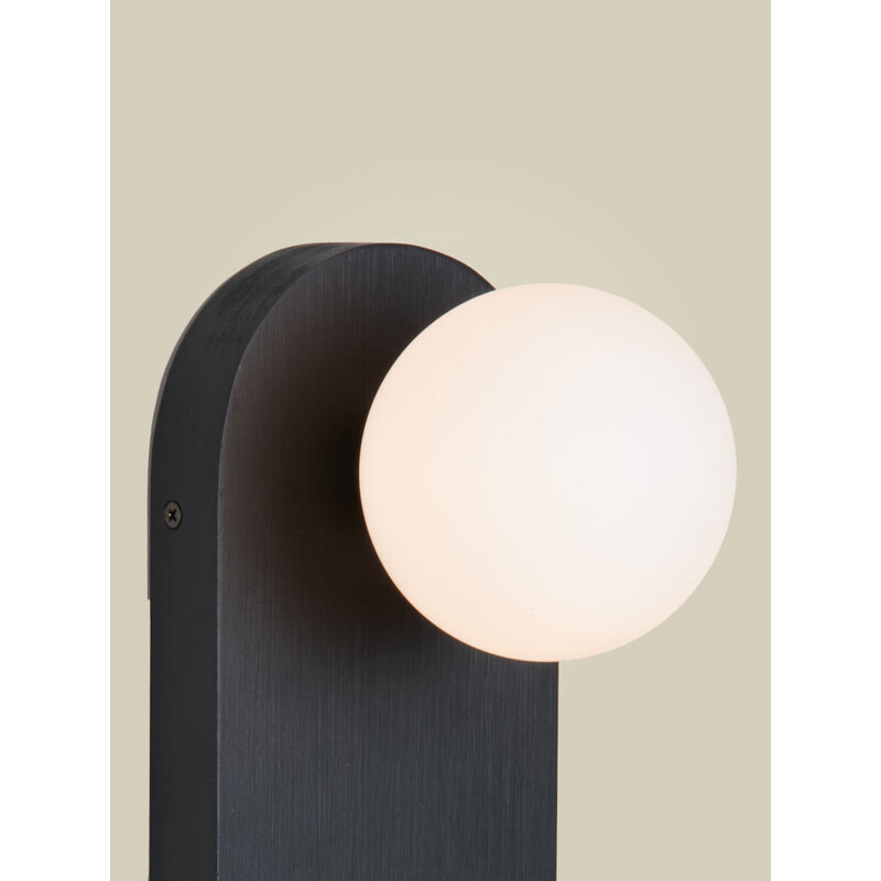 Good&Mojo-collectie Wandlamp bamboe JAVA, zwart