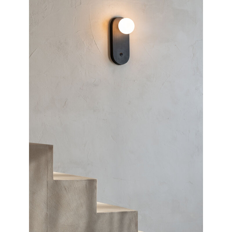 Good&Mojo-collectie Wandlamp bamboe JAVA, zwart