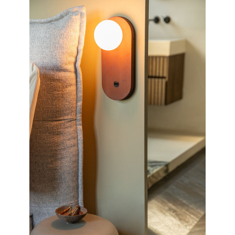 Good&Mojo-collectie Wall lamp bamboo JAVA, natural