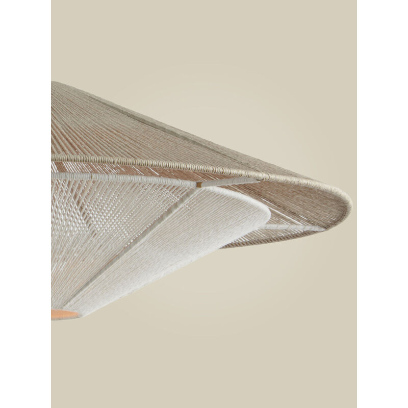 Good&Mojo-collectie Hanglamp papiertouw LUMBINI l. grijs, S