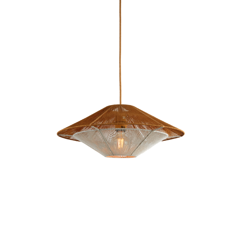 Good&Mojo-collectie Hanglamp papiertouw LUMBINI naturel, S