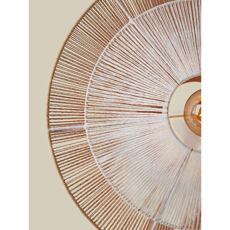 Good&Mojo-collectie Hanging lamp paperrope LUMBINI natural, S