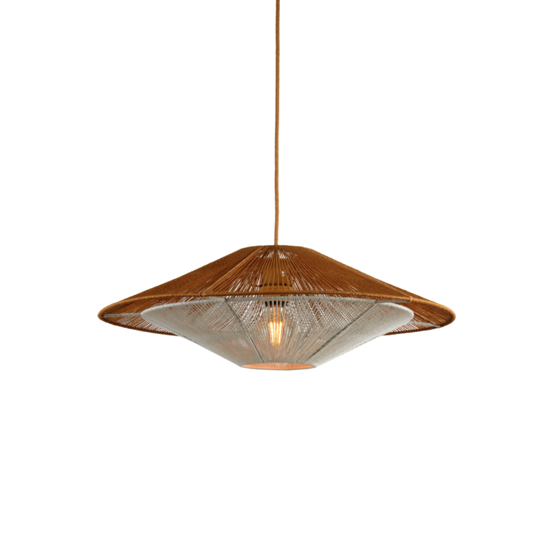 Good&Mojo-collectie Hanglamp papiertouw LUMBINI naturel, L