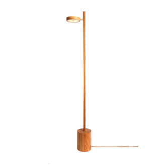 Good&Mojo Vloerlamp essenhout OKINAWA, naturel