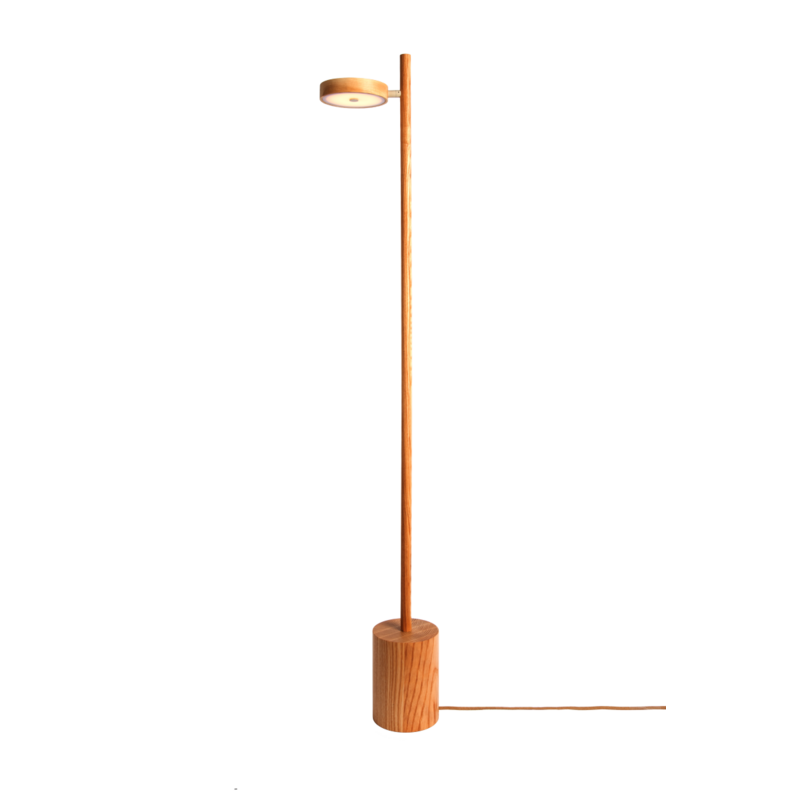 Good&Mojo-collectie Vloerlamp essenhout OKINAWA, naturel