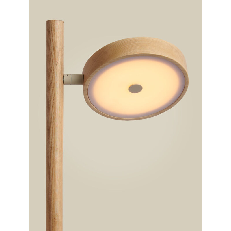 Good&Mojo-collectie Vloerlamp essenhout OKINAWA, naturel