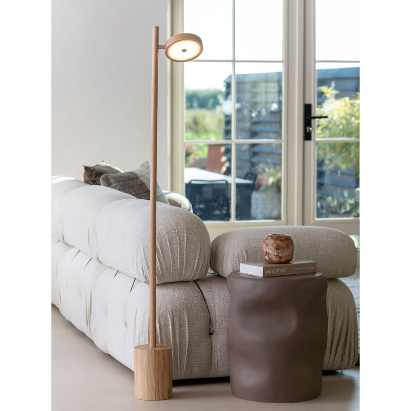 Good&Mojo-collectie Vloerlamp essenhout OKINAWA, naturel