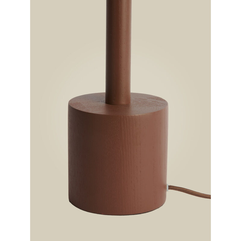 Good&Mojo-collectie Tafellamp essenhout OKINAWA,bruin