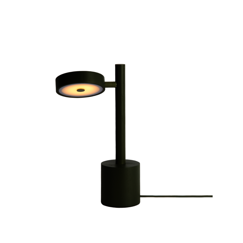 Good&Mojo-collectie Tafellamp essenhout OKINAWA, groen