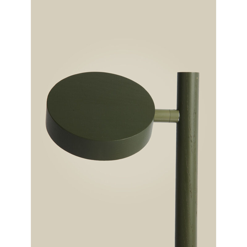 Good&Mojo-collectie Tafellamp essenhout OKINAWA, groen