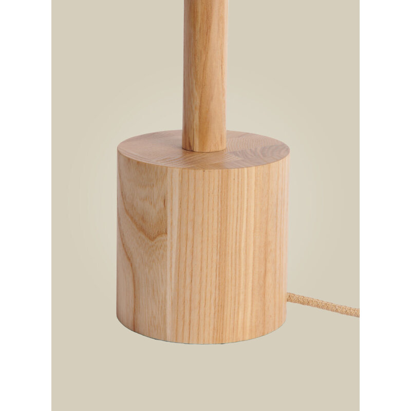 Good&Mojo-collectie Tafellamp essenhout OKINAWA, naturel
