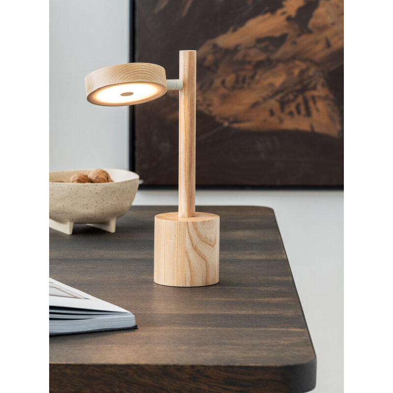 Good&Mojo-collectie Table lamp ashwood OKINAWA, natural