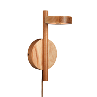 Good&Mojo Wall lamp ashwood OKINAWA, natural