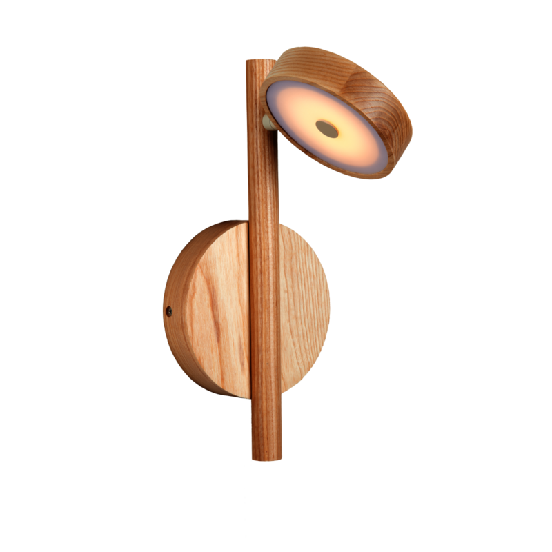 Good&Mojo-collectie Wandlamp essenhout OKINAWA, naturel