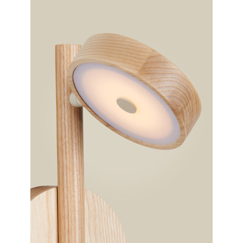 Good&Mojo-collectie Wandlamp essenhout OKINAWA, naturel