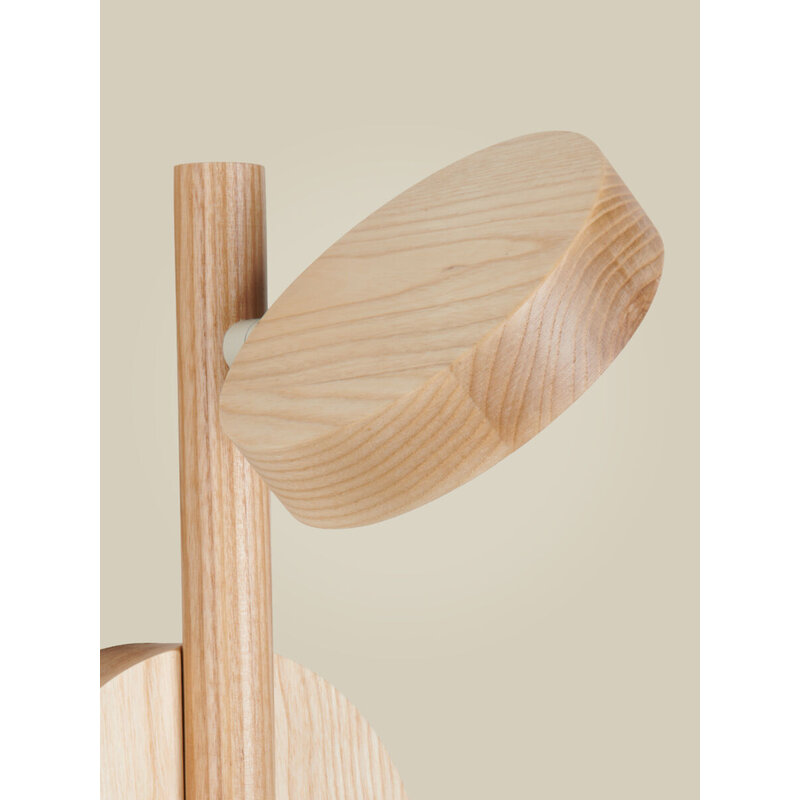 Good&Mojo-collectie Wandlamp essenhout OKINAWA, naturel