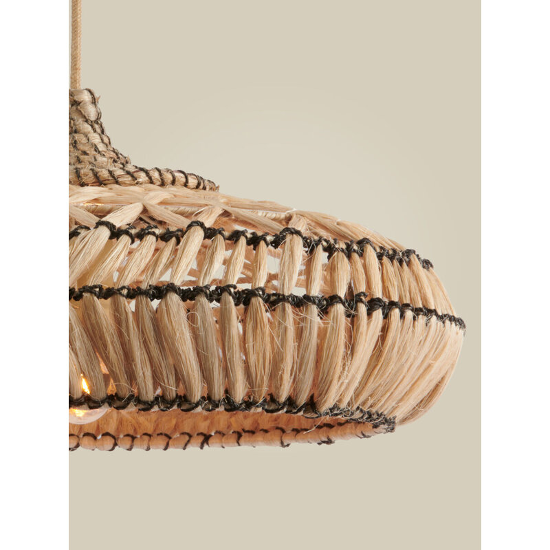 Good&Mojo-collectie Hanglamp abacca RINJANI nat., S