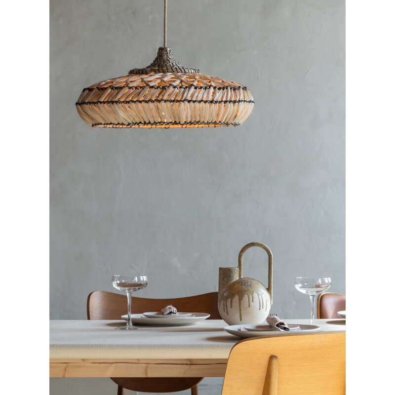 Good&Mojo-collectie Hanglamp abacca RINJANI nat., S