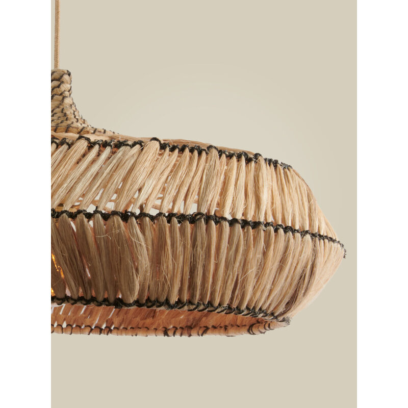 Good&Mojo-collectie Hanglamp abacca RINJANI nat., M