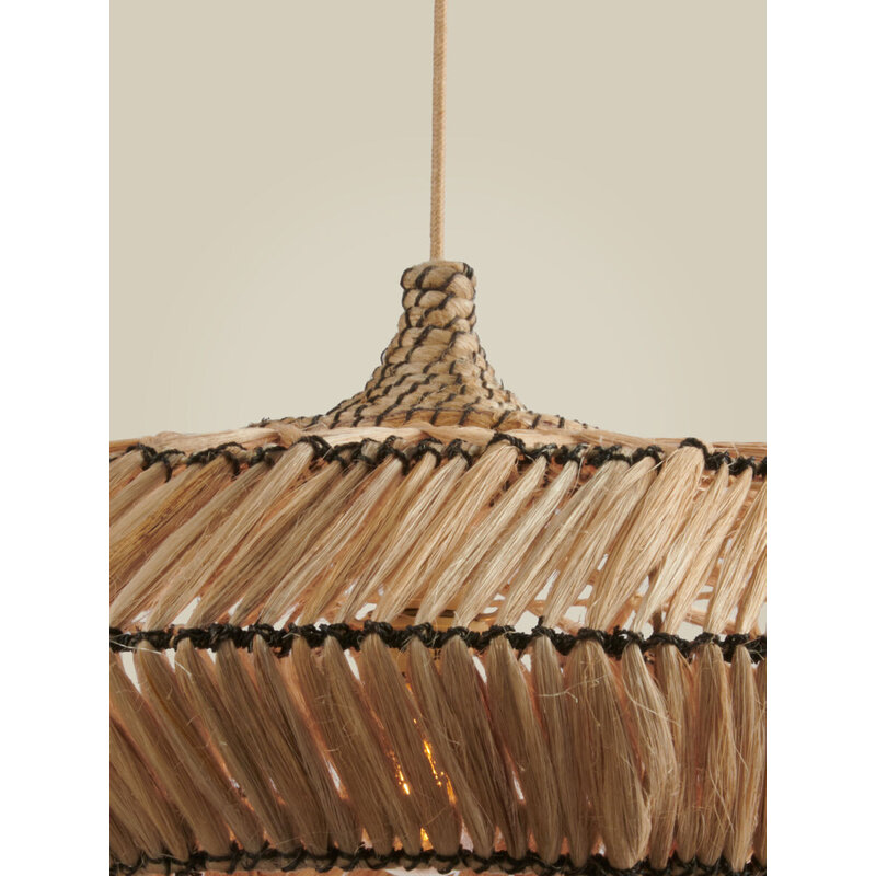 Good&Mojo-collectie Hanglamp abacca RINJANI nat., M