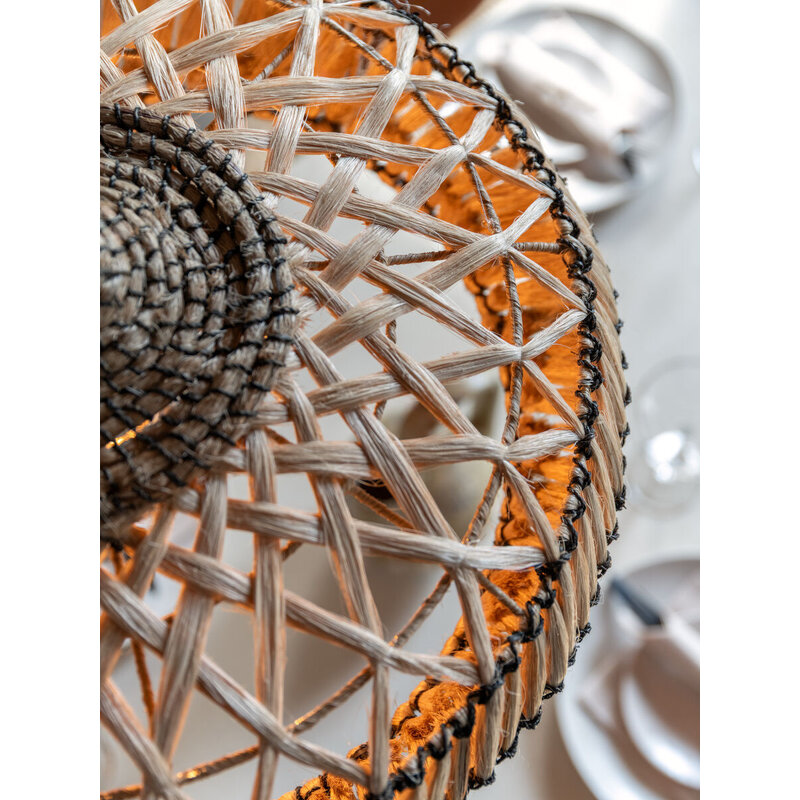 Good&Mojo-collectie Hanglamp abacca RINJANI nat., M