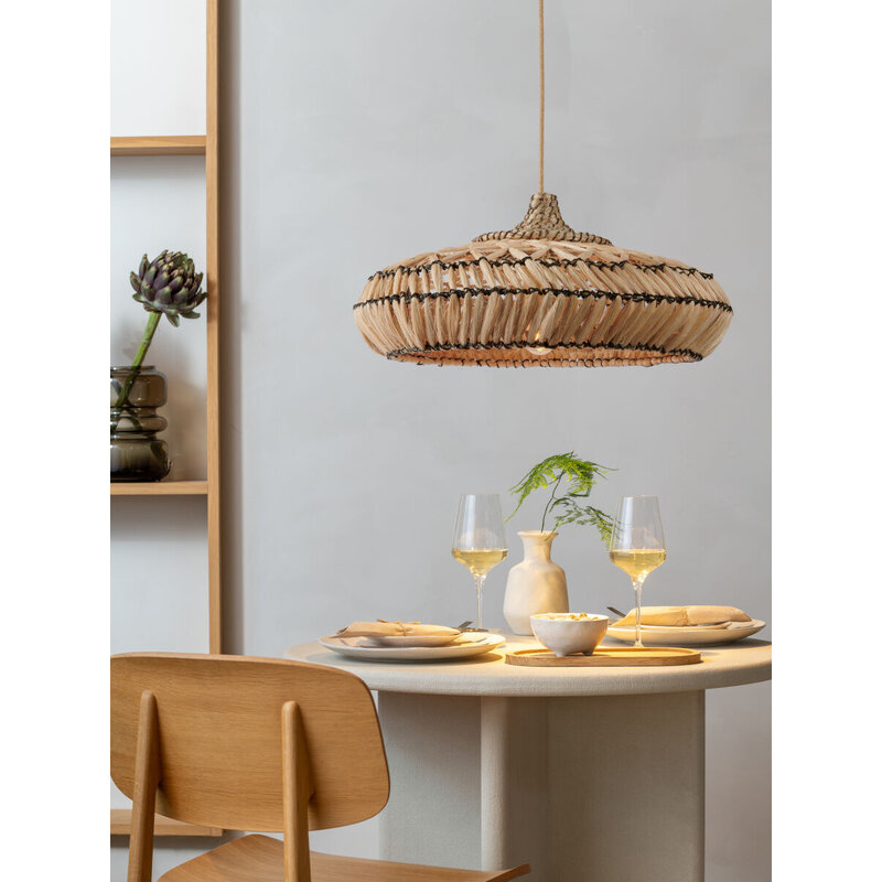 Good&Mojo-collectie Hanglamp abacca RINJANI nat., M