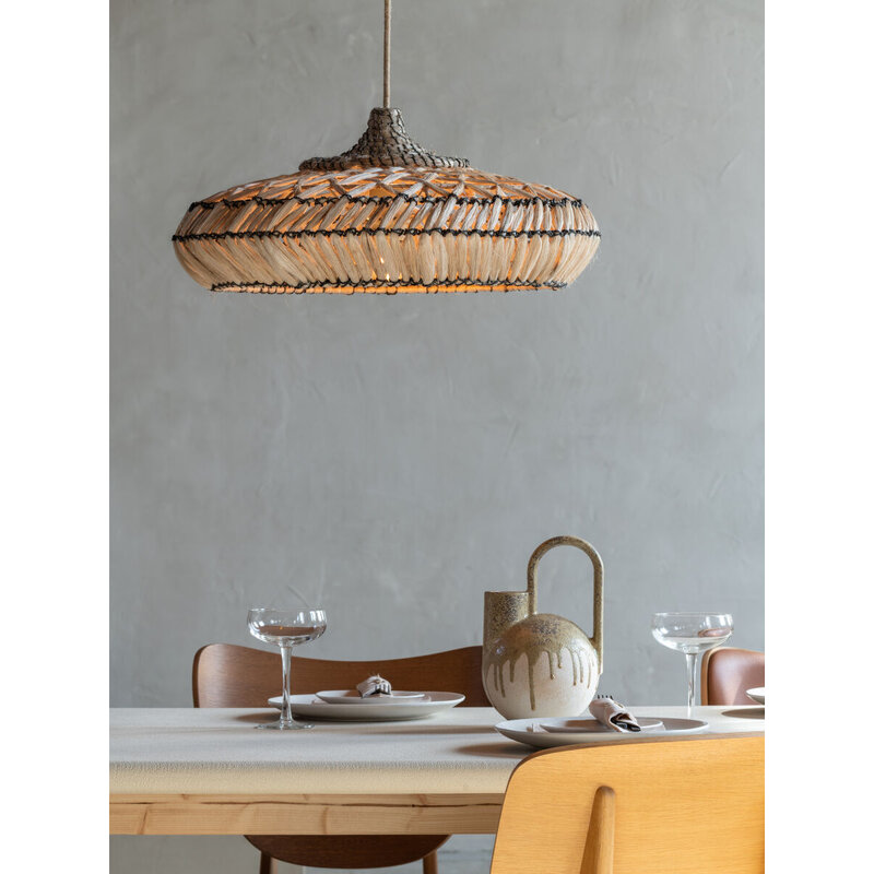 Good&Mojo-collectie Hanglamp abacca RINJANI nat., M
