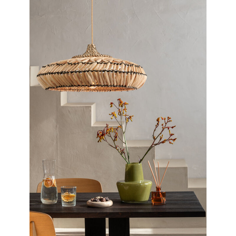 Good&Mojo-collectie Hanglamp abacca RINJANI nat., M