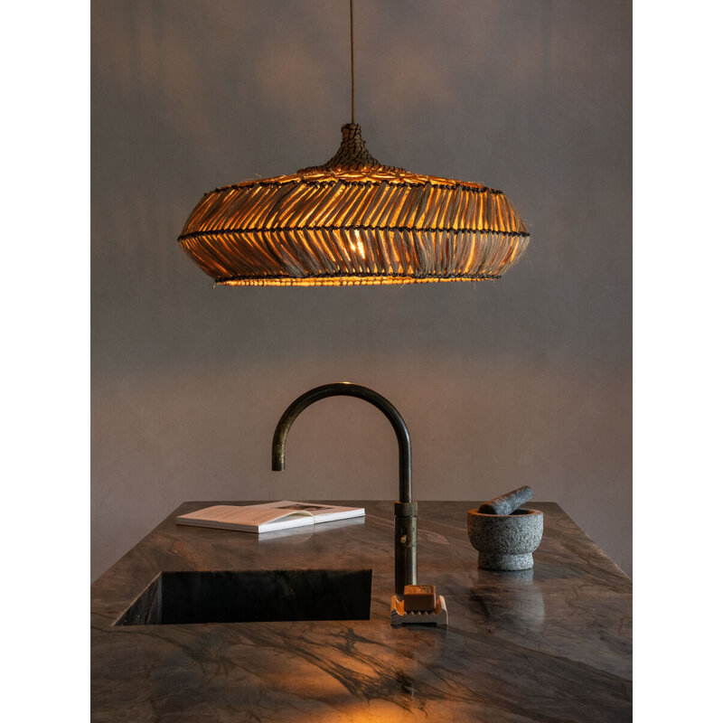 Good&Mojo-collectie Hanglamp abacca RINJANI nat., L