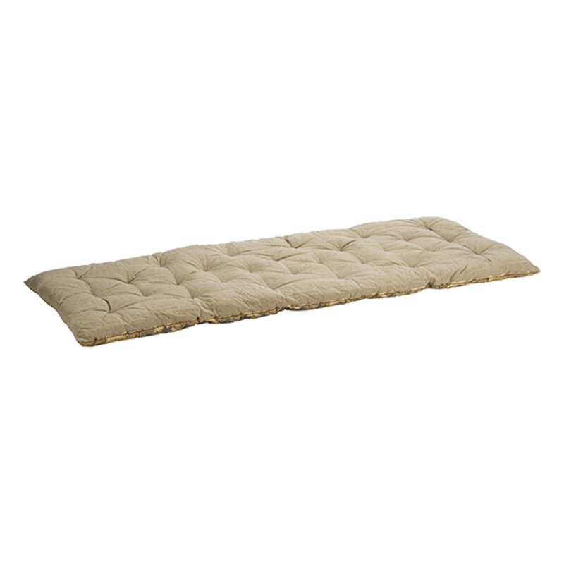 Madam Stoltz-collectie Suzani embroidered mattress Ivory, dusty blue, khaki, greige