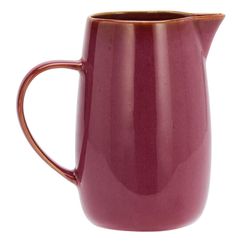 Madam Stoltz-collectie Stoneware jug Plum