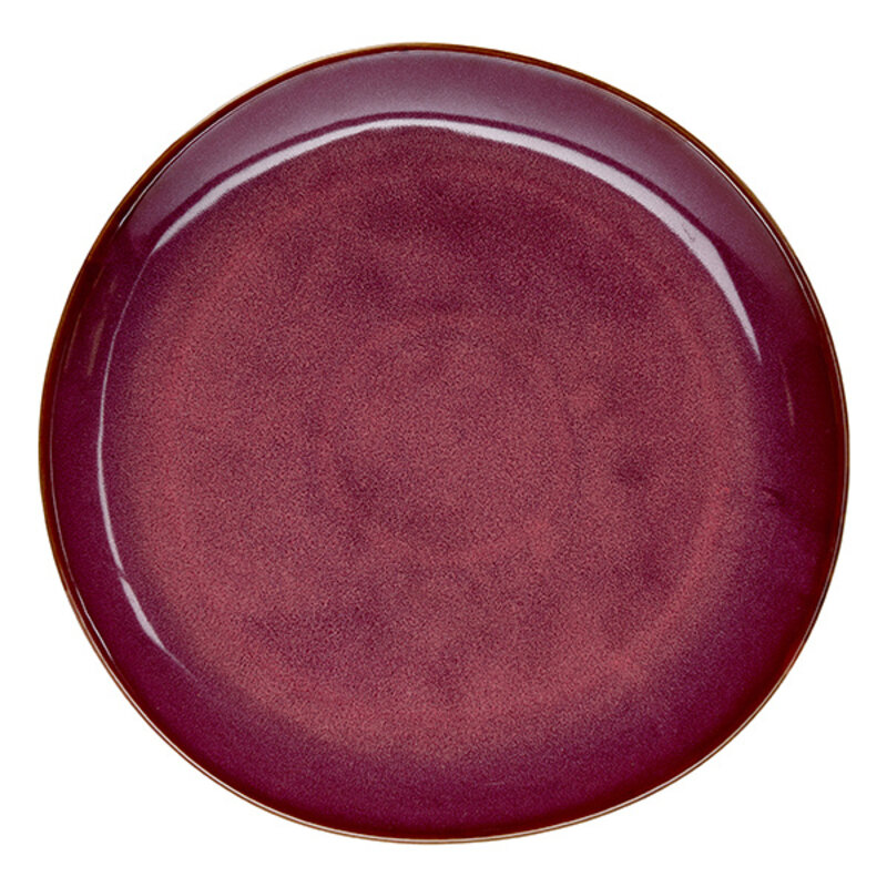 Madam Stoltz-collectie Aardewerk dinerbord pruim