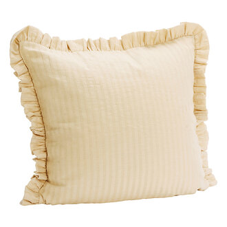 Madam Stoltz Kussenhoes met ruches Eierpunch