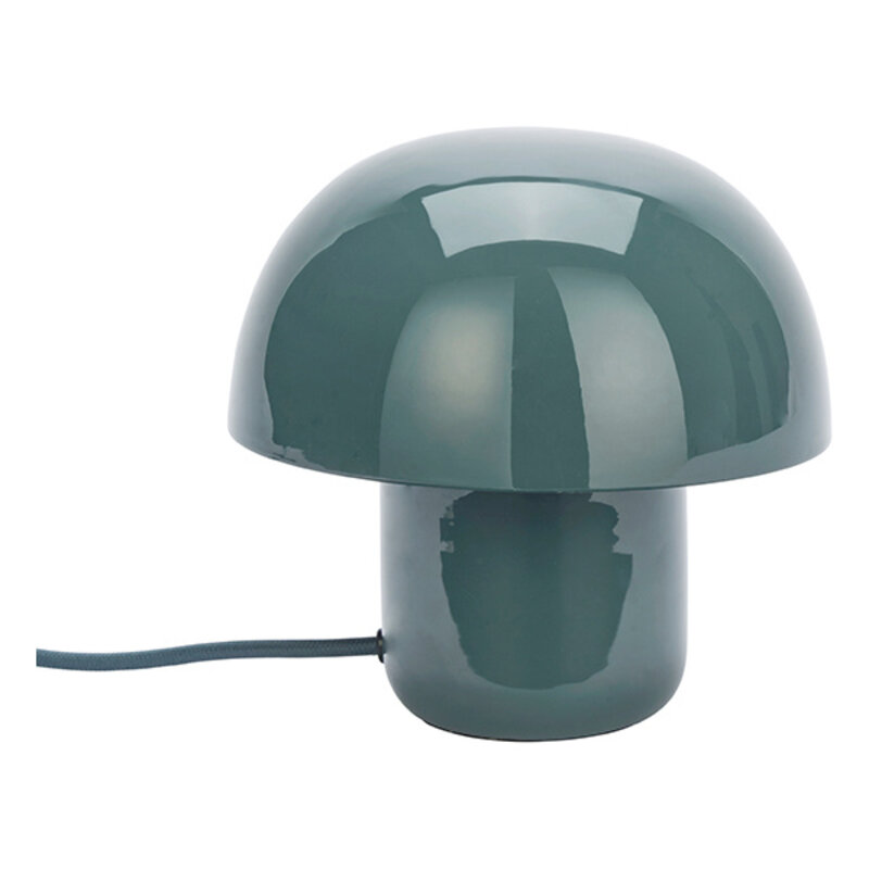 Madam Stoltz-collectie Enamel table lamp Dusty blue