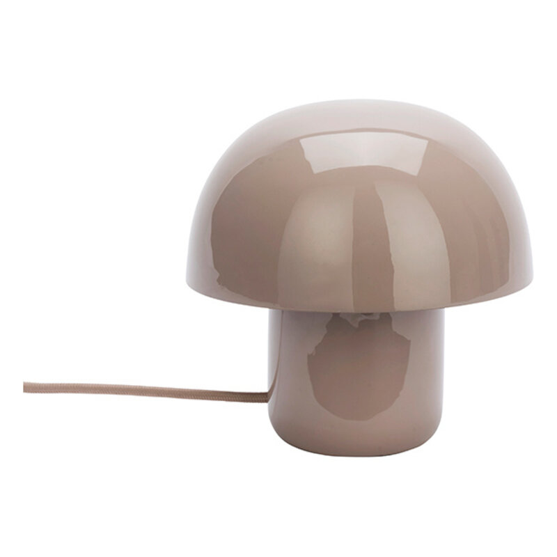 Madam Stoltz-collectie Emaille tafellamp: stoffig lila