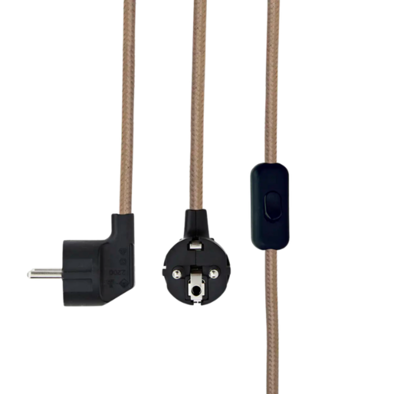 Madam Stoltz-collectie Enamel table lamp Dusty lilac