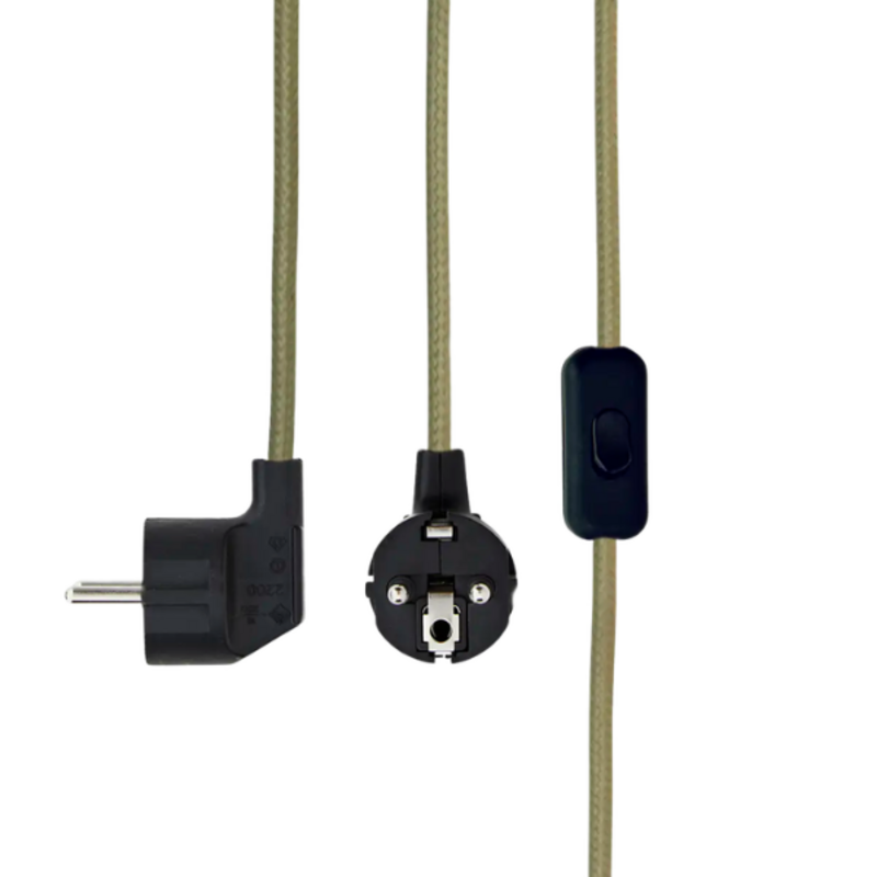 Madam Stoltz-collectie Emaille tafellamp Grijs wit