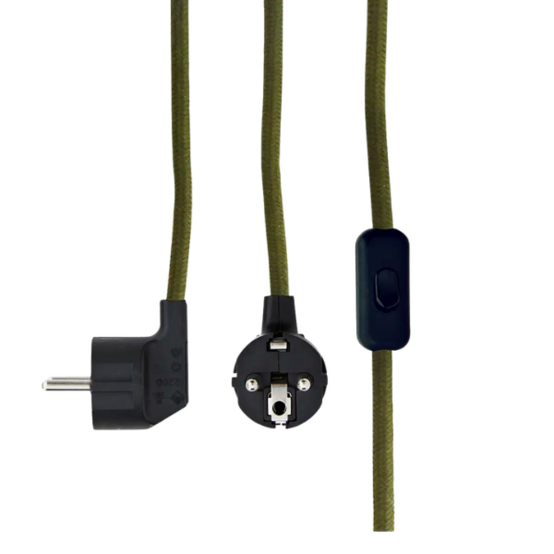 Madam Stoltz-collectie Enamel wall lamp Dark green