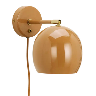 Madam Stoltz Enamel wall lamp Pumpkin spice