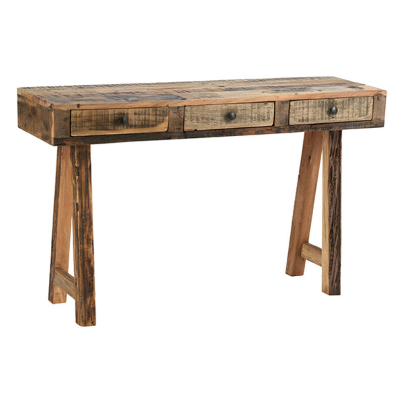 Madam Stoltz-collectie Consoletafel van gerecycled hout naturel