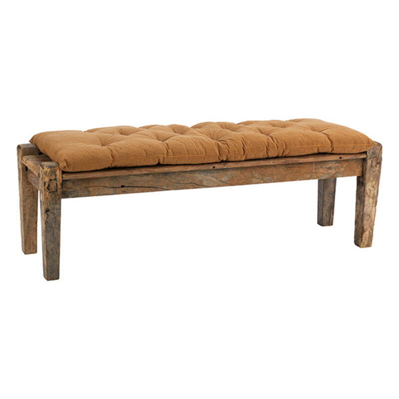 Madam Stoltz-collectie Bankje van gerecycled hout naturel