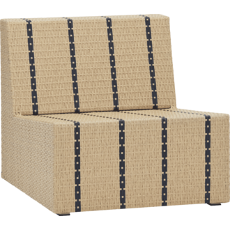 House Doctor Lounge stoel Jass naturel Zwart