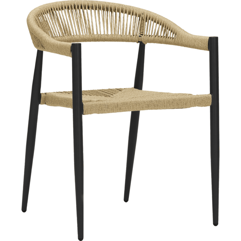 House Doctor-collectie Stoel Coon naturel Zwart