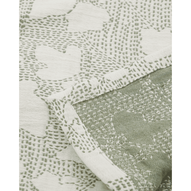 House Doctor-collectie Bedsprei Mori Gebroken wit Kaki 140x220