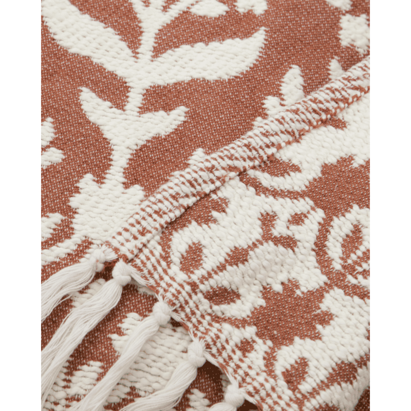 House Doctor-collectie Plaid, HDMazzo, Terracotta