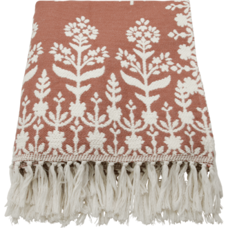 House Doctor Plaid Mazzo Terracotta 140x200