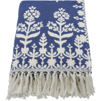 House Doctor Plaid Mazzo Blauw 140x200